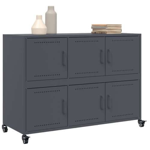 Komoda antracit 100,5x39x72 cm od čelika - Antracit 1 Cijena