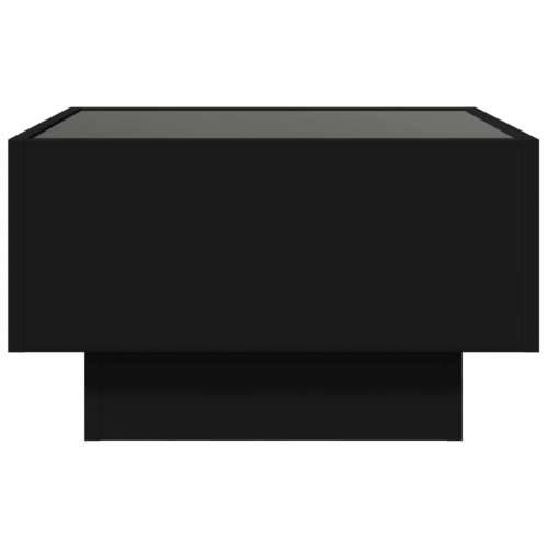 Stolić za kavu LED crni 50x50x30 cm od konstruiranog drva - Crna 50 x 50 x 30 cm 1 Cijena