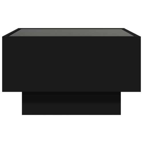 Stolić za kavu LED crni 50x50x30 cm od konstruiranog drva - Crna 50 x 50 x 30 cm 1 Cijena