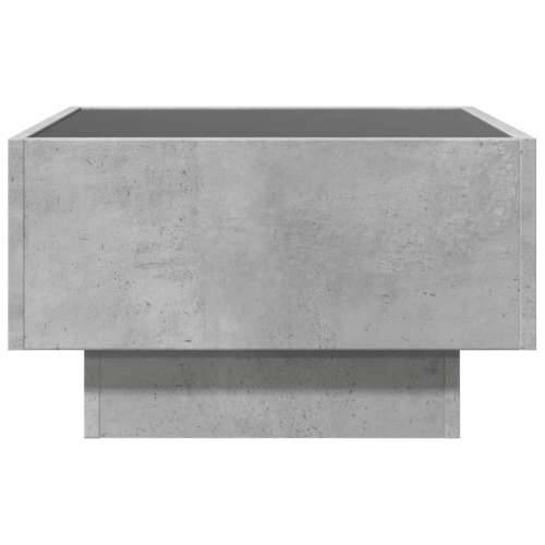 Stolić za kavu LED siva boja betona 50x50x30 cm drveni - Beton siva 50 x 50 x 30 cm 1 Cijena