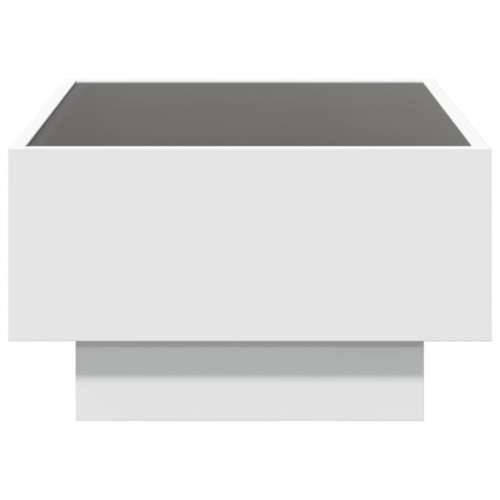 Stolić za kavu LED bijeli 70 x 50 x 30 cm od konstruiranog drva - Bijela 70 x 50 x 30 cm 1 Cijena