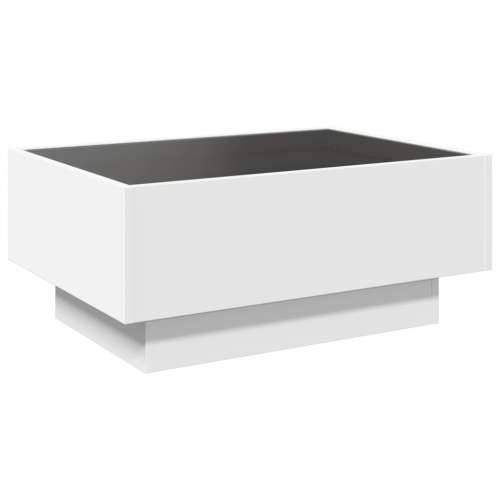 Stolić za kavu LED bijeli 70 x 50 x 30 cm od konstruiranog drva - Bijela 70 x 50 x 30 cm 1 Cijena