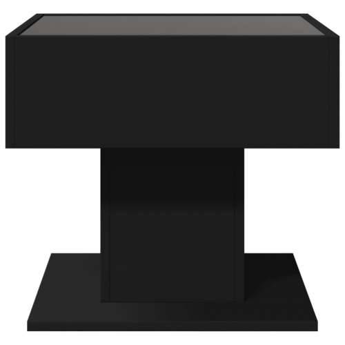 Stolić za kavu LED crni 50x50x45 cm od konstruiranog drva - Crna 1 50 cm Cijena