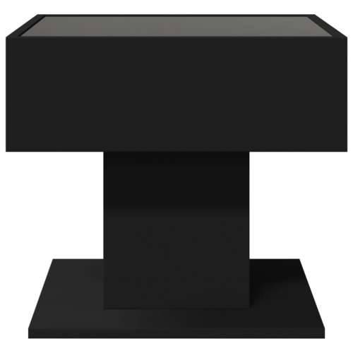 Stolić za kavu LED crni 50x50x45 cm od konstruiranog drva - Crna 1 50 cm Cijena