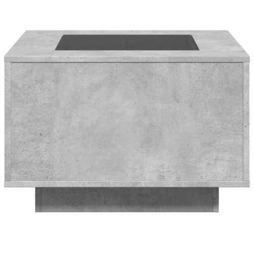 Stolić za kavu LED siva boja betona 60x60x40 cm drveni - Beton siva 60 x 60 x 40 cm 1 Cijena