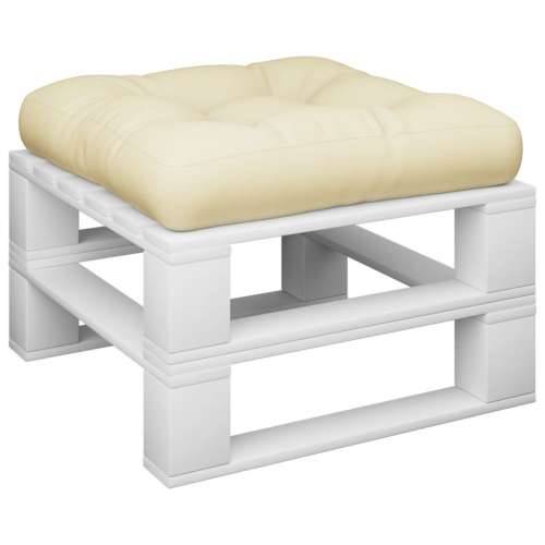 Jastuk za palete krem 60 x 60 x 12 cm od tkanine - Krema 60 x 60 x 12 cm 1 Cijena