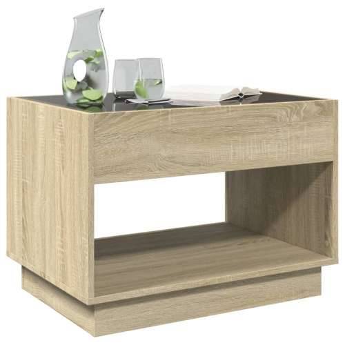 Stolić s beskonačnim LED svjetlima boja hrasta 70x50x50 cm - sonoma hrast 1 70 cm Cijena