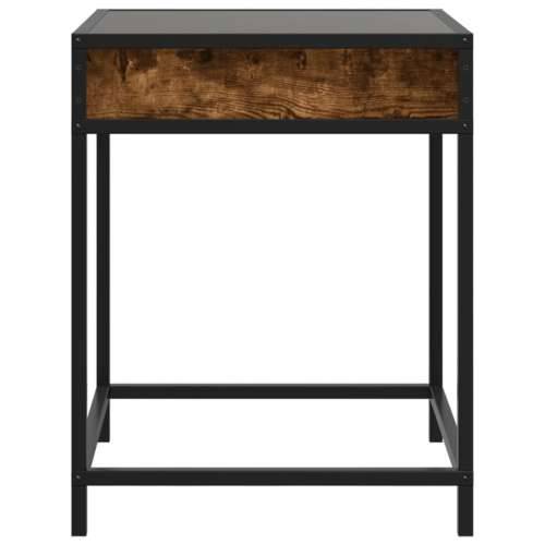 Stolić s beskonačnim LED svjetlima boja hrasta 40 x 40 x 51 cm - Dimljeni hrast 40 x 40 x 51 cm 1 Cijena