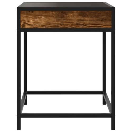 Stolić s beskonačnim LED svjetlima boja hrasta 40 x 40 x 51 cm - Dimljeni hrast 40 x 40 x 51 cm 1 Cijena