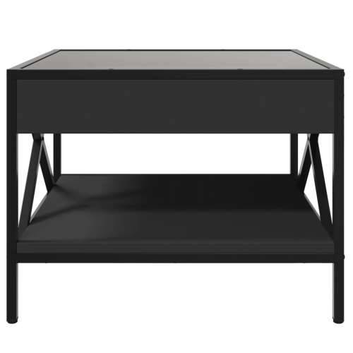 Stolić za kavu s beskonačnim LED svjetlima crni 50x50x38 cm - Crna 50 x 50 x 38 cm 1 Cijena