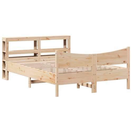 Okvir kreveta s uzglavljem 120x190 cm od borovine - Prirodna 120 x 190 cm Cijena