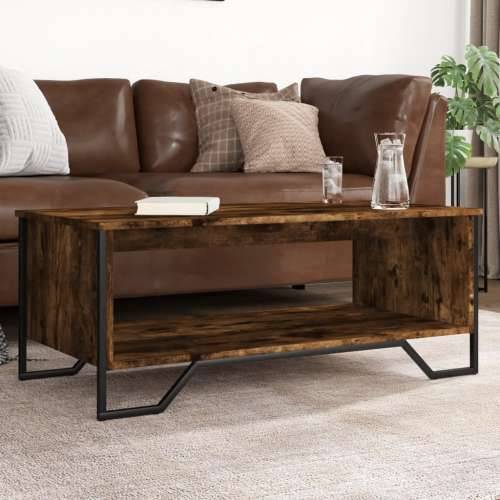 Stolić za kavu boja hrasta 100 x 51 x 40 cm konstruirano drvo - Dimljeni hrast 1 100 cm Cijena