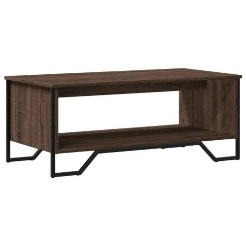 Stolić za kavu smeđa boja hrasta 100x51x40 cm konstruirano drvo - Smeđi hrast 1 100 cm Cijena