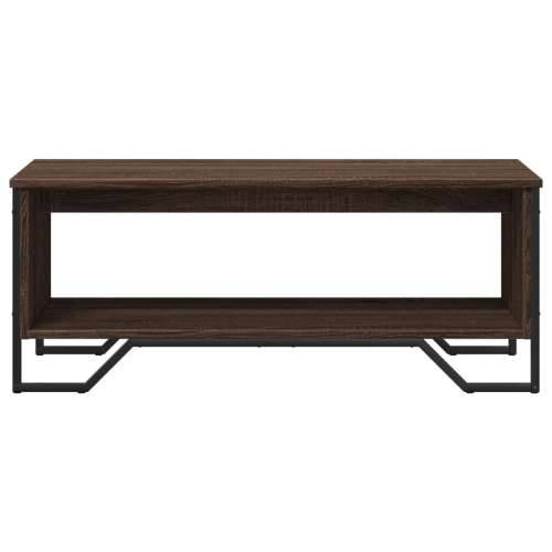 Stolić za kavu smeđa boja hrasta 100x51x40 cm konstruirano drvo - Smeđi hrast 1 100 cm Cijena