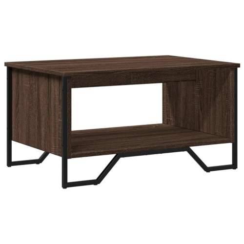 Stolić za kavu Smeđa hrasta 75x51x40 cm konstruirano drvo - Smeđi hrast 1 75 cm Cijena
