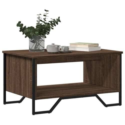 Stolić za kavu Smeđa hrasta 75x51x40 cm konstruirano drvo - Smeđi hrast 1 75 cm Cijena