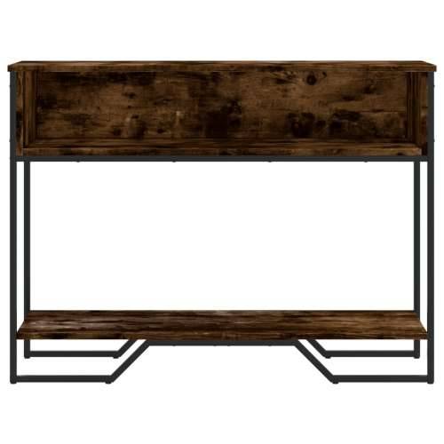 Konzolni stol boja hrasta 100 x 35 x 74,5 cm konstruirano drvo - Dimljeni hrast 1 Cijena