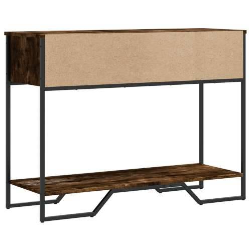 Konzolni stol boja hrasta 100 x 35 x 74,5 cm konstruirano drvo - Dimljeni hrast 1 Cijena