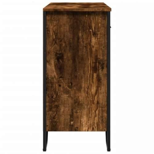 Komoda boja dimljenog hrasta 79,5x35,5x74,5cm konstruirano drvo - Dimljeni hrast 1 Cijena