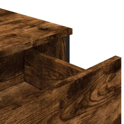 Komoda boja dimljenog hrasta 79,5x35,5x74,5cm konstruirano drvo - Dimljeni hrast 1 Cijena
