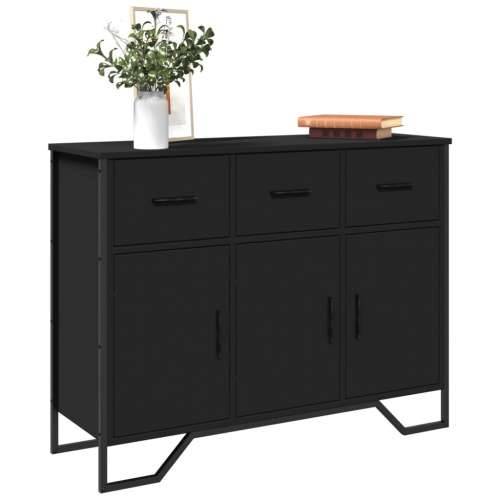 Komoda crna 97x32,5x74,5 cm od konstruiranog drva - Crna 1 Cijena