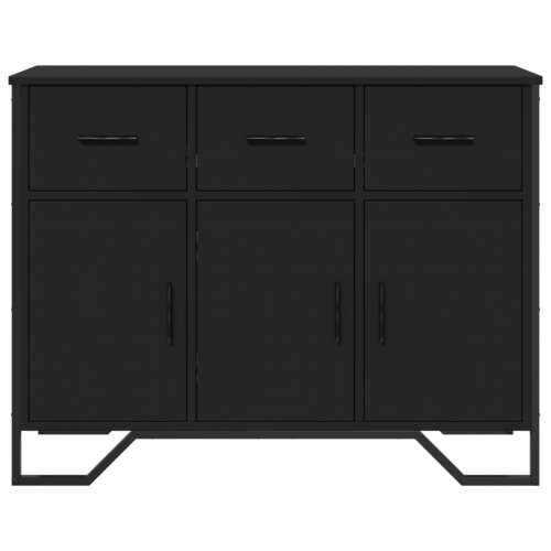 Komoda crna 97x32,5x74,5 cm od konstruiranog drva - Crna 1 Cijena