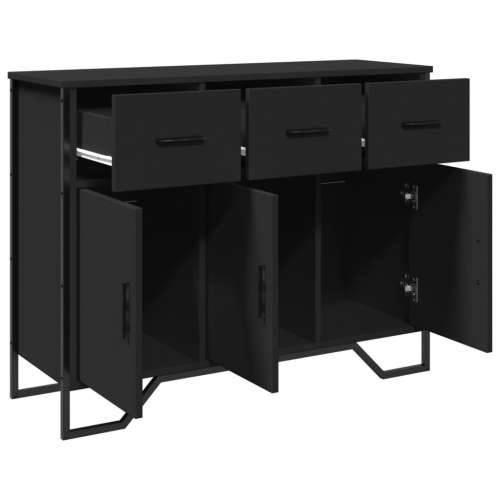 Komoda crna 97x32,5x74,5 cm od konstruiranog drva - Crna 1 Cijena