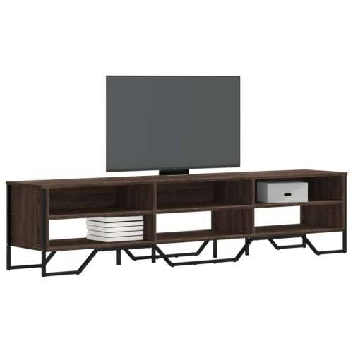 TV ormarić boja smeđeg hrasta 180x34x41 cm konstruirano drvo - Smeđi hrast 1 180 cm Cijena