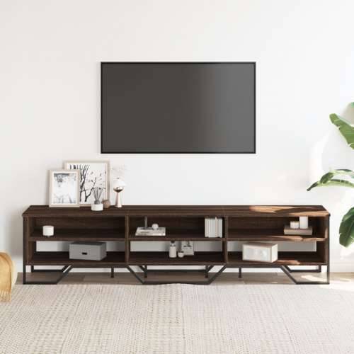 TV ormarić boja smeđeg hrasta 180x34x41 cm konstruirano drvo - Smeđi hrast 1 180 cm Cijena