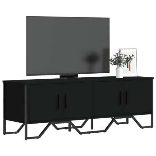 TV ormarić crni 122 x 34 x 41 cm od konstruiranog drva - Crna 1 Cijena
