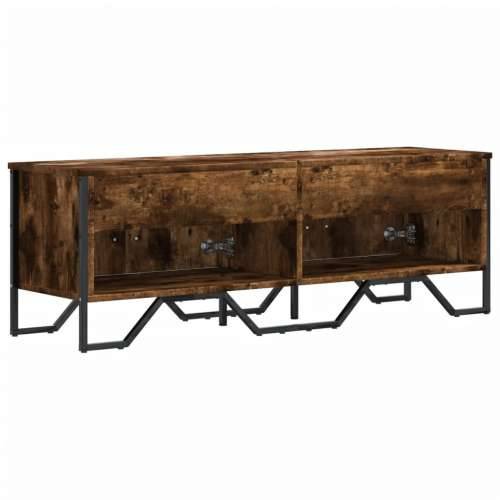 TV ormarić boja dimljenog hrasta 122x34x41 cm konstruirano drvo - Dimljeni hrast 1 Cijena