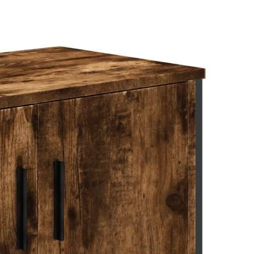 TV ormarić boja dimljenog hrasta 122x34x41 cm konstruirano drvo - Dimljeni hrast 1 Cijena