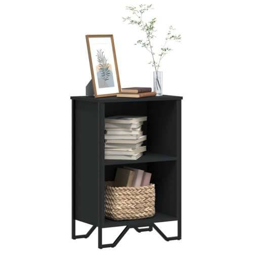 Regal za knjige crni 50x31x74,5 cm od konstruiranog drva - Crna 1 74.5 cm 50 cm Cijena