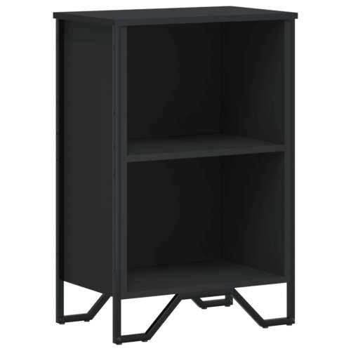 Regal za knjige crni 50x31x74,5 cm od konstruiranog drva - Crna 1 74.5 cm 50 cm Cijena
