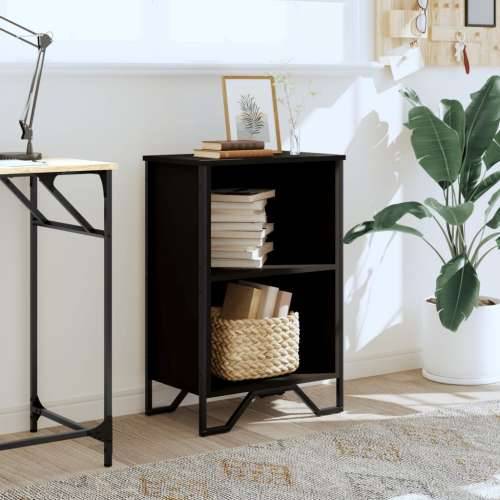 Regal za knjige crni 50x31x74,5 cm od konstruiranog drva - Crna 1 74.5 cm 50 cm Cijena