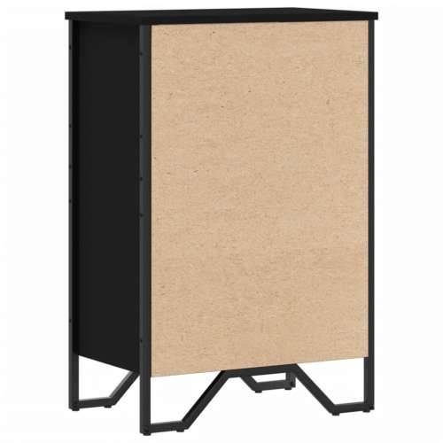 Regal za knjige crni 50x31x74,5 cm od konstruiranog drva - Crna 1 74.5 cm 50 cm Cijena