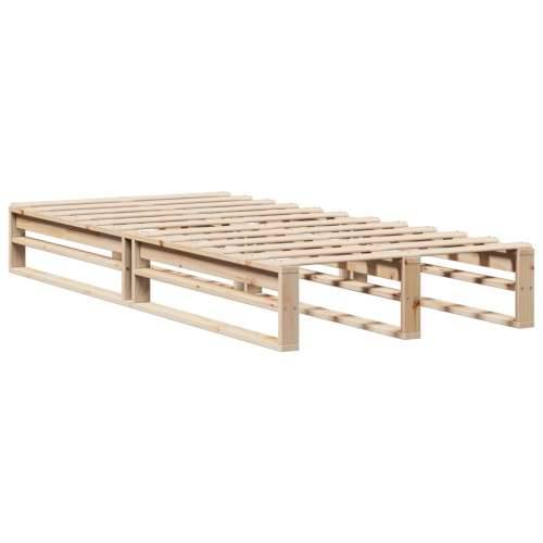 Okvir kreveta bez madraca 90 x 200 cm od masivne borovine - Prirodna 90 x 200 cm Cijena
