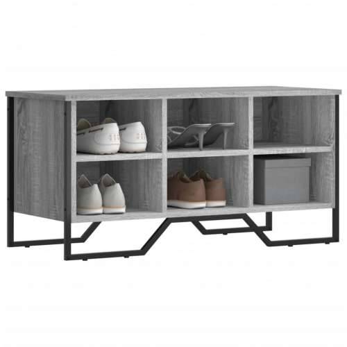 Ormarić za cipele sivi hrast 90x38x45,5 cm konstruirano drvo - Sivi hrast sonoma 1 45.5 cm Cijena