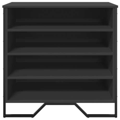 Ormarić za cipele crni 80 x 38 x 78 cm od konstruiranog drva - Crna 1 Cijena