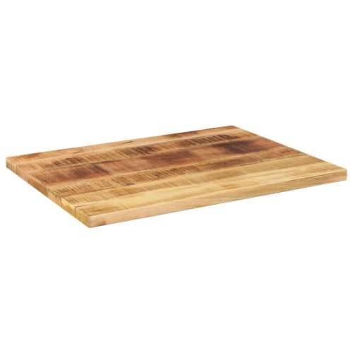 Stolna ploča 80x70x1,5 cm pravokutna masivno grubo drvo manga - Grubo drvo manga (prirodno) 80 x 70 cm 1 15 mm Cijena