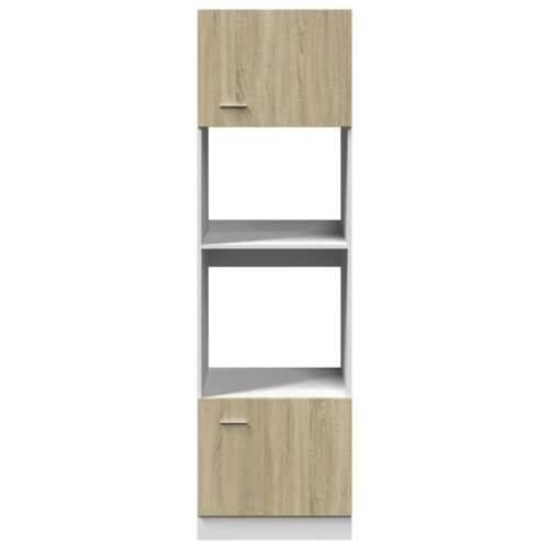Ormarić za mikrovalnu pećnicu “Lyon” boja hrasta 60x57x207 cm - sonoma hrast 1 1 x ormarić za mikrovalnu pećnicu 60 cm Cijena
