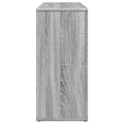 Komoda boja sivog hrasta 90,5 x 29,5 x 65 cm konstruirano drvo Cijena