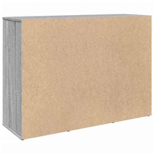 Komoda boja sivog hrasta 90,5 x 29,5 x 65 cm konstruirano drvo Cijena