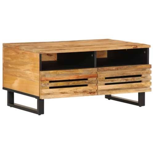 Stolić za kavu 80x55x40 cm od masivnog grubog drva manga - Prirodna 1 Grubo masivno drvo manga Cijena