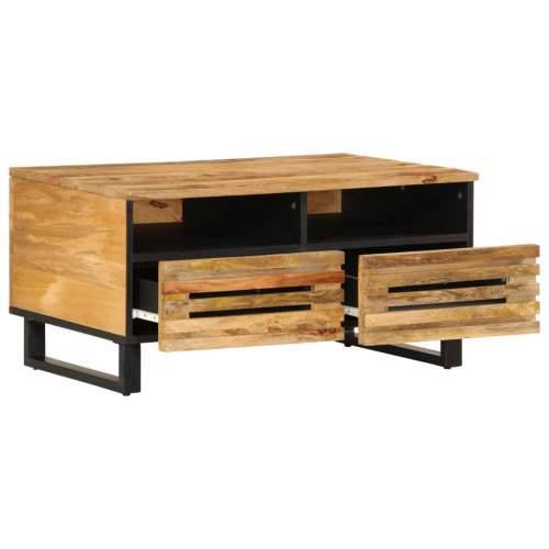 Stolić za kavu 80x55x40 cm od masivnog grubog drva manga - Prirodna 1 Grubo masivno drvo manga Cijena