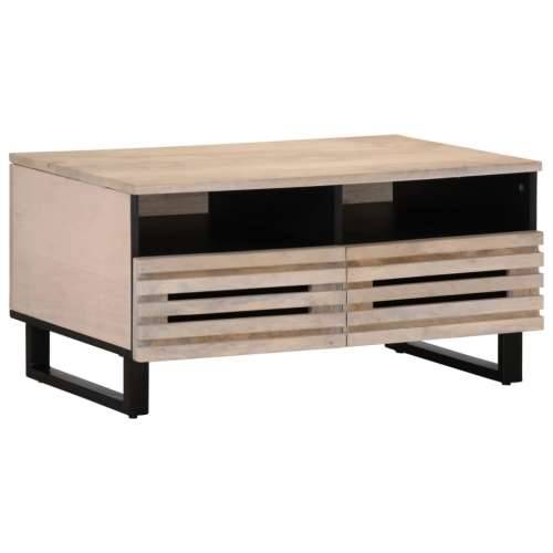 Stolić za kavu 80x55x40 cm od masivnog drva manga Smeđa 1 masivno drvo manga Cijena