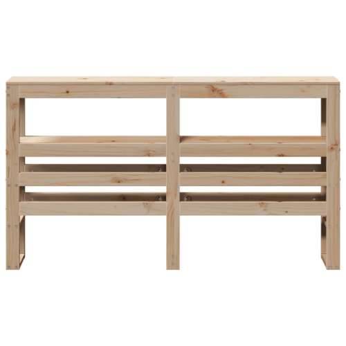 Uzglavlje s policama 160 cm od masive borovine - Prirodna 166 x 19 x 82 cm 1 Cijena