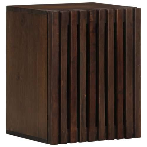 Kupaonski zidni ormarić 38x34x48 cm smeđi masivno drvo manga - Smeđa masivno drvo manga 1 Cijena