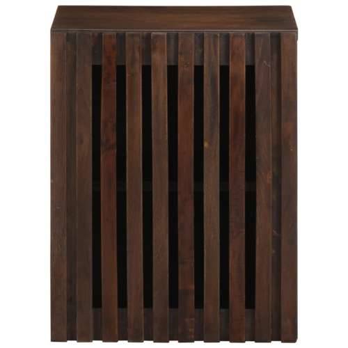 Kupaonski zidni ormarić 38x34x48 cm smeđi masivno drvo manga - Smeđa masivno drvo manga 1 Cijena