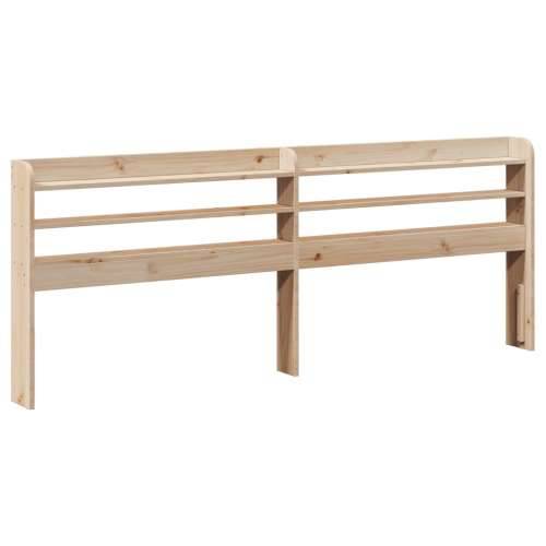 Uzglavlje s policama 180 cm od masive borovine - Prirodna 190 x 16 x 82 cm 1 Cijena